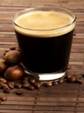 espresso coffee in a short glass